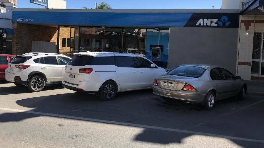 END DAYS: Outside of the ANZ Branch in Leeton PHOTO: Supplied