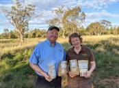 LOOKING FORWARD TO A BOUNTIFUL HARVEST: Peter and Jenny Randall from Randalls Organics say they already have customers lined up come harvest time. PHOTO: Supplied
