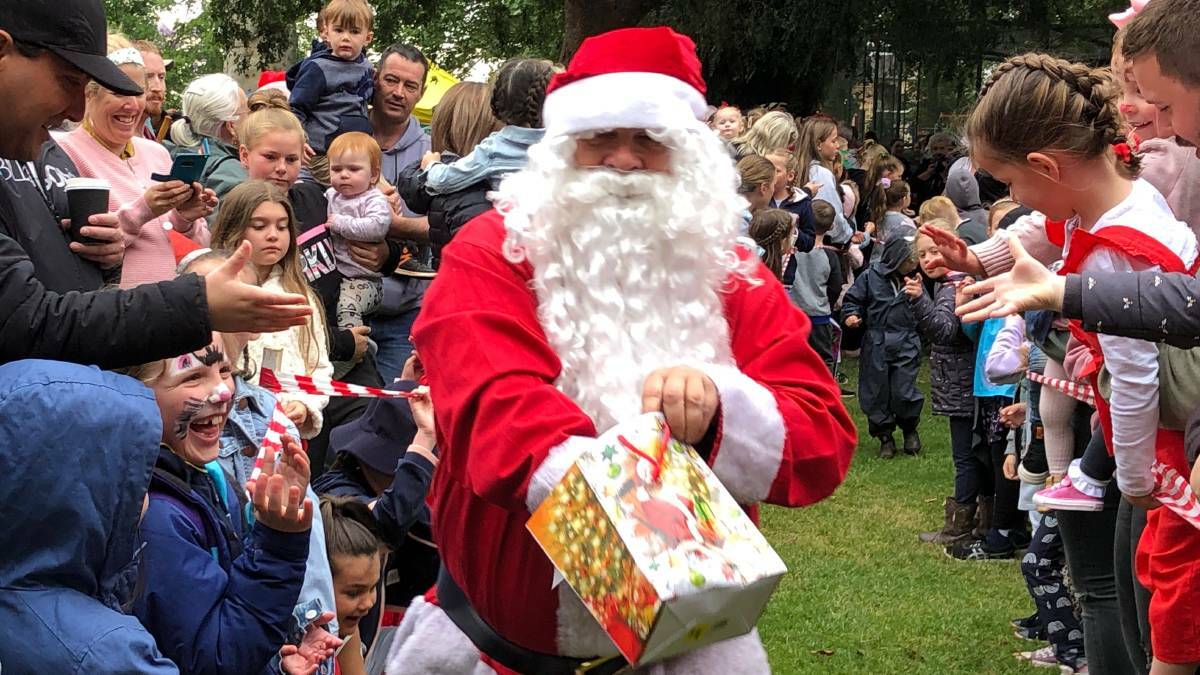 FESTIVE FUN: Santa Clause will visit Mountford Park once more on December 5 for the Christmas Fair. PHOTO: Talia Pattison