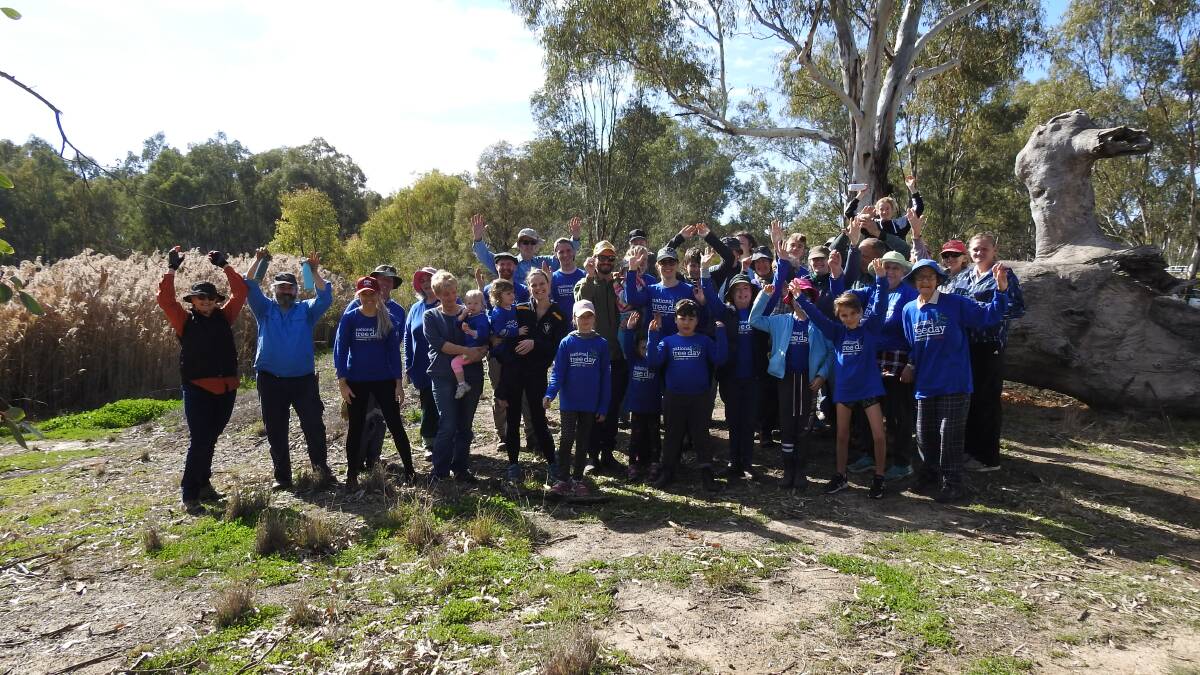 HAPPY TO HELP: Volunteers from a 2019 community planting event. PHOTO: Contributed 