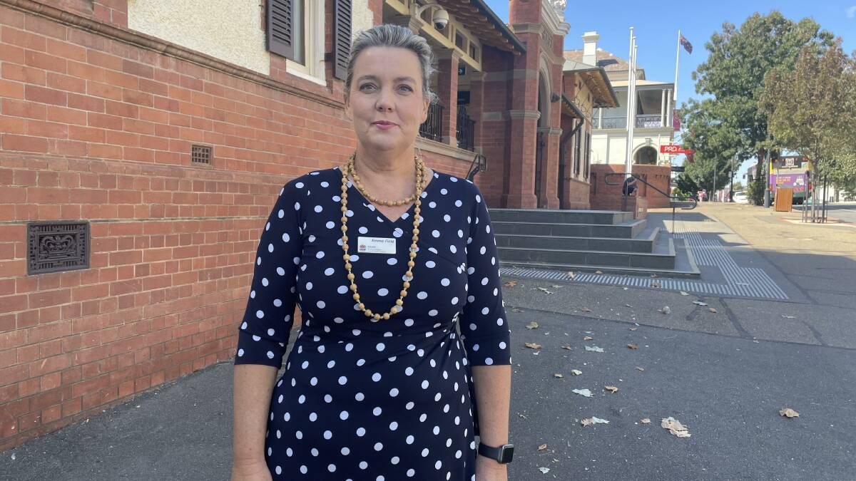 MLHD executive director of integrated care and allied health Emma Field testified at a healthcare funding inquiry in Wagga on Tuesday. File picture
