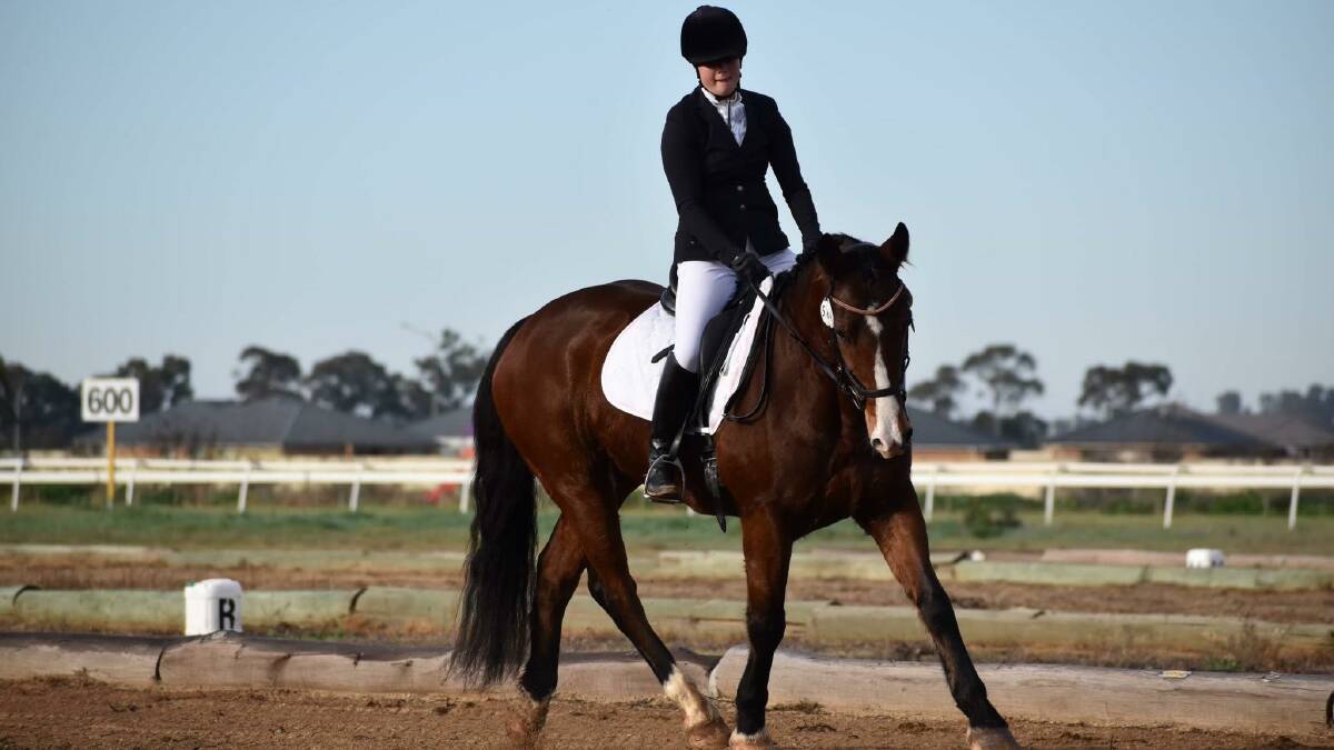 Various images taken at the Leeton District Dressage Club's event on Sunday June 19 at Leeton Jockey Club. PHOTOS: Contributed