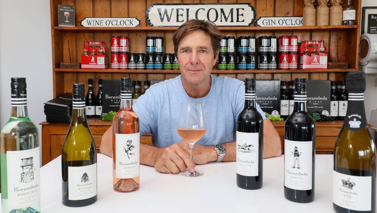 Borambola Wines founder Tim McMullen is concerned China's appetite for Australian red wine has decreased following the pandemic and economic troubles. Picture by Les Smith