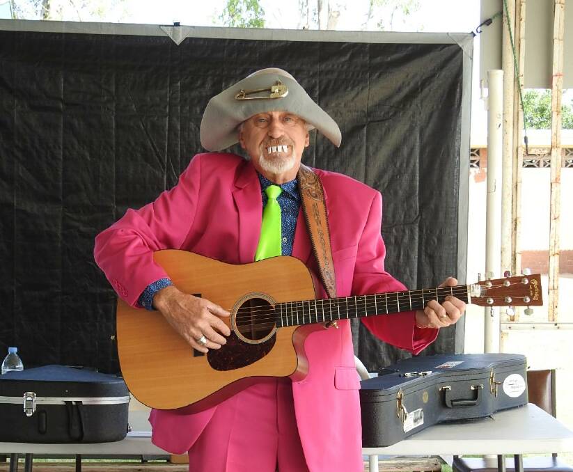 ABSOLUTE CHAD: Country music enthusiast John Battle channels the spirit of Chad Morgan at the 2018 Leeton Country Roundup, which has now been redubbed as the Leeton Country Music Festival. PHOTO: Contributed