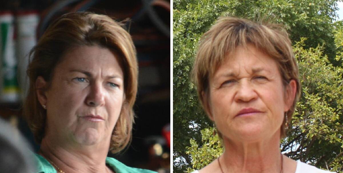NSW water minister Melinda Pavey and Member for Murray Helen Dalton