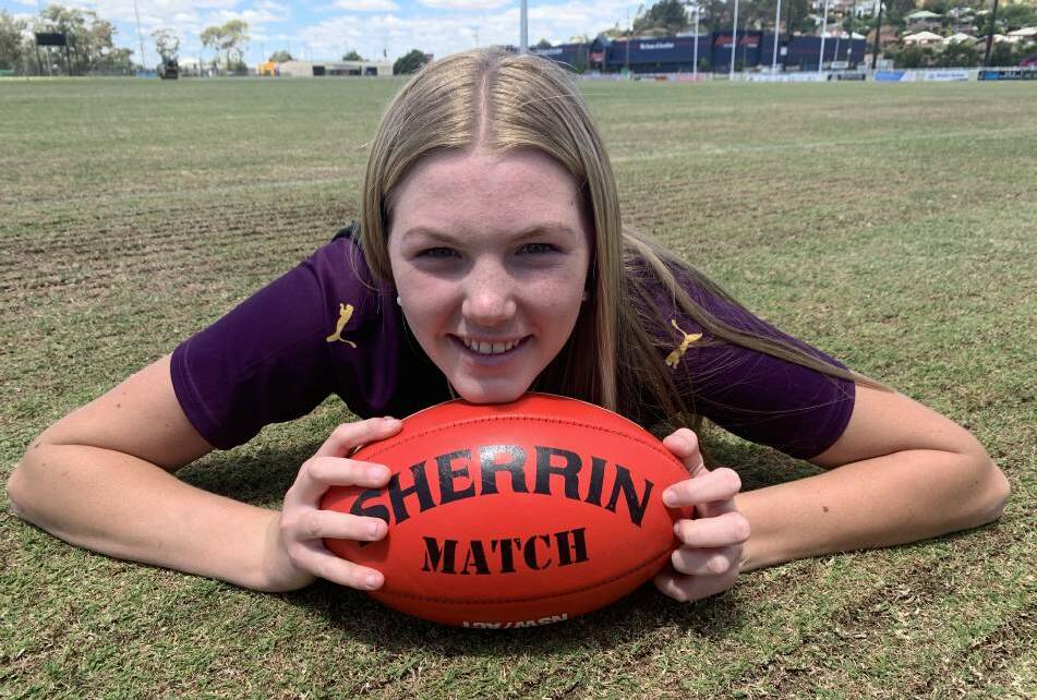 SELECTED: Promising ruck Ally Morphett is one of the players chosen in the Giants Academy female squads. Picture: Jon Tuxworth