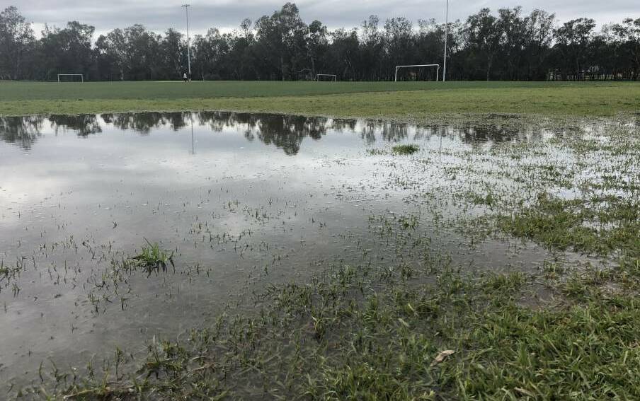 WASHOUT: Poor weather has forced the cancellation of Football Wagga fixtures for a second time in three weeks. 