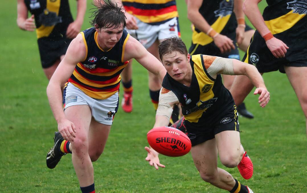 HARD SLOG: Leeton-Whitton were unable to keep their winning record going on the weekend when they faced the Wagga Tigers. Photo: Emma Hillier