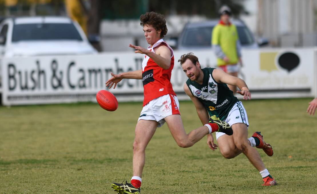 KEY IN: Blake Harper returns from injury for Collingullie-Glenfield Park's clash with Leeton-Whitton. 