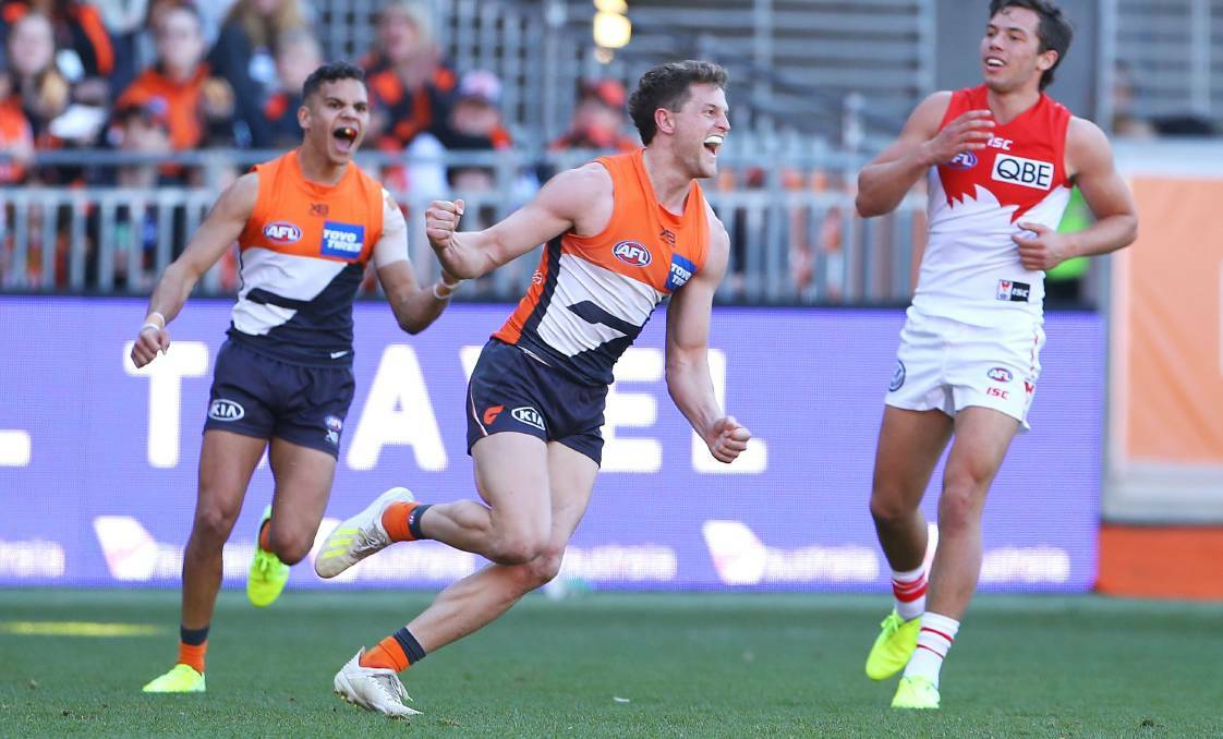 STEPPING UP: Leeton product Jacob Hopper has been added to GSW Giants' leadership group. Picture: Getty Images 