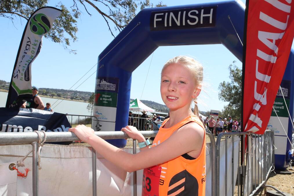 YOUNG TALENT: Orange-based ten-year-old Milla Jurd won the women's 5km race. Picture: Les Smith