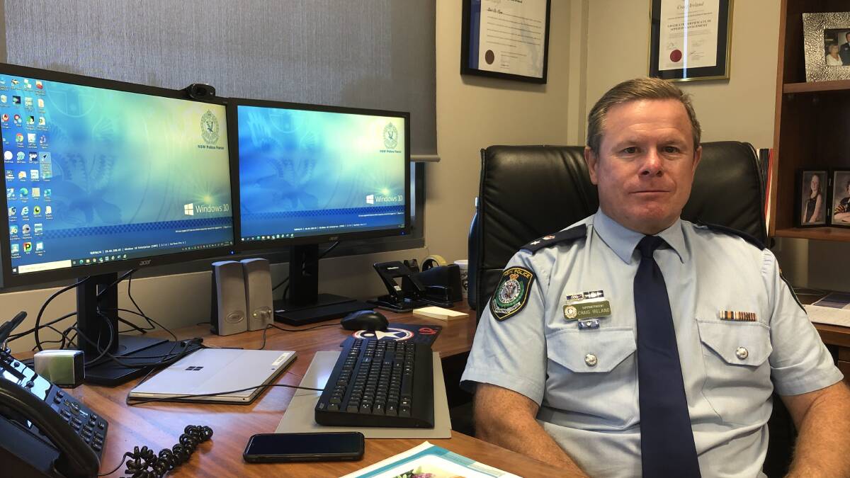 SUPPORT: Murrumbidgee Police District Commander, Superintendent Craig Ireland says anyone who reports a sexual assault to Griffith police will be supported. PHOTO: Kat Vella