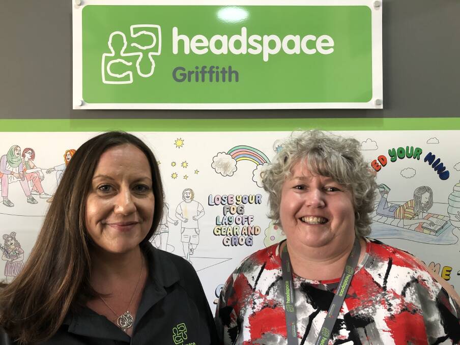 FRONT LINE: Headspace clinical lead Rowena Gilbey and centre manager Sharron Dean. PHOTO: Kat Vella