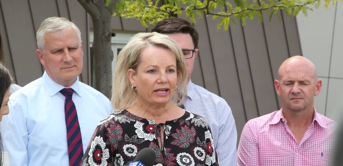 AT ODDS: Liberal incumbent Sussan Ley at odds with independent candidate for Farrer Kevin Mack over the value of shifting Murray-Darling Basin Authority jobs to the Riverina. PHOTO: Anthony Stipo