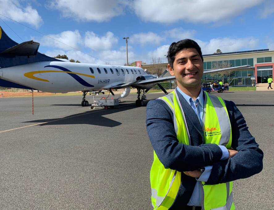 DEMAND SPEAKS: Eastwest Airlines business analyst Mohan Korber says the new flights show how fast demand is growing. PHOTO: Jacinta Dickins