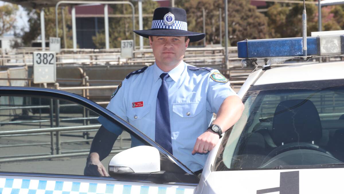 IN THEIR SIGHTS: Inspector Nick Seddon encourages all rural residents to report crime, so preventative measures can be put in place. Picture: Anthony Stipo
