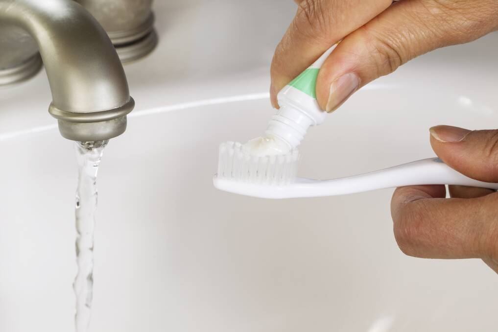 THAT'S A NO NO: There is no need to waste water by running it as you prepare to brush your teeth. It is only needed to wet the brush and rinse the sink afterwards