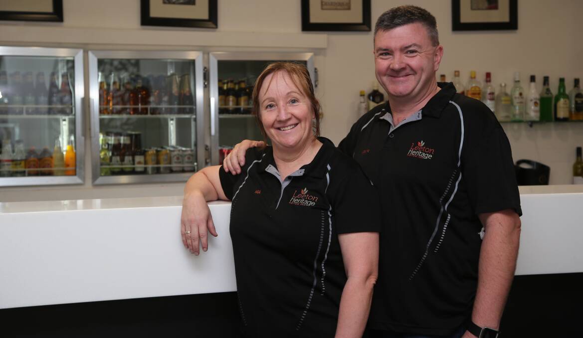 PROPRIETORS Wayne and Mia Bond have been happy with business since taking over 14 months ago.