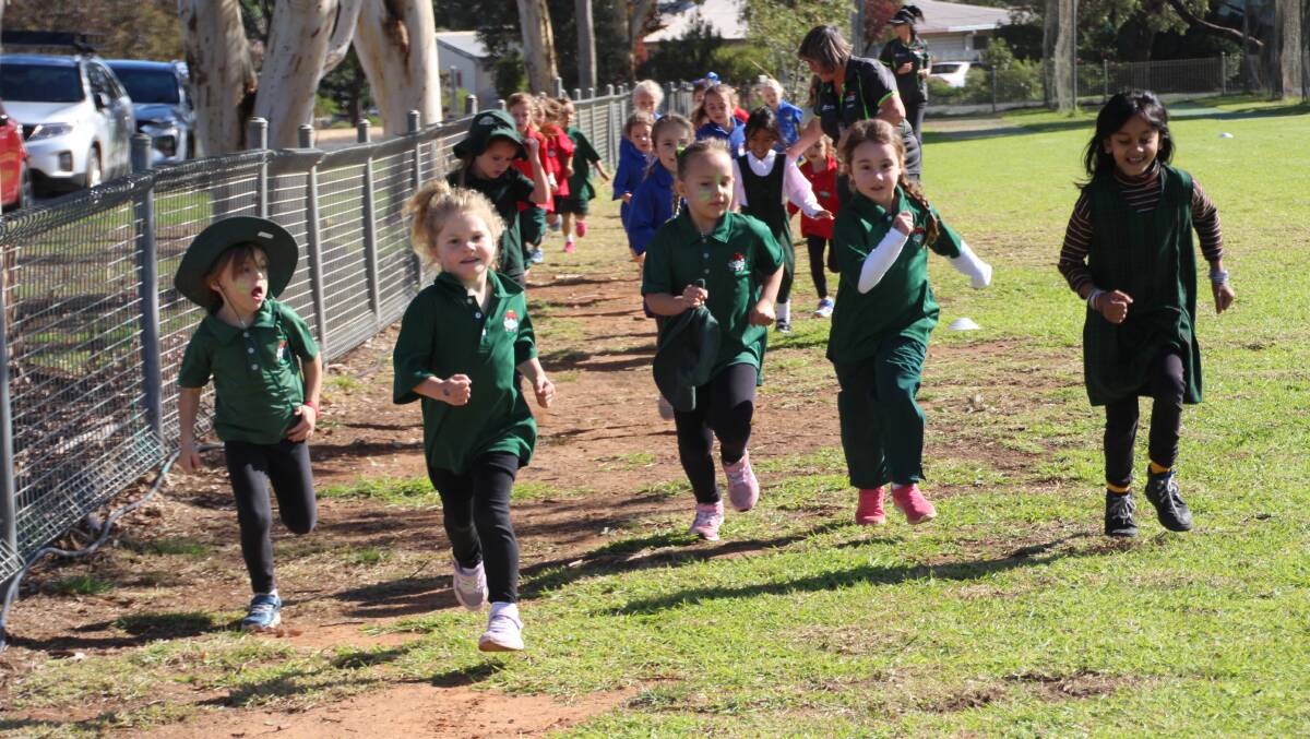 RUN FOR IT: Parkview Public School's stimulating and varied learning environment includes a strong sporting and outdoor learning program.