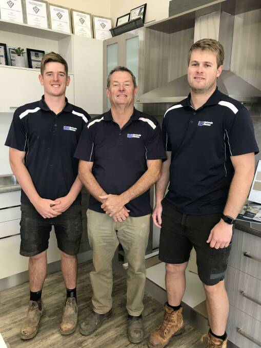 FAMILY PLAN: Two generations of the Arnolds - (from left) Tyler, Bill and Matt - are continuing the family tradition of quality new home builds.