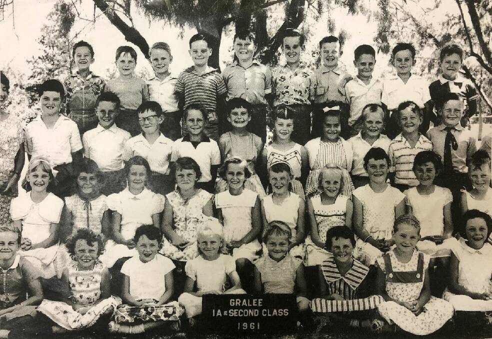 THE 1961 class photo from Gralee Infants School. Gralee School principal Peter Hingston would like to hear from anyone who can help identify these students.