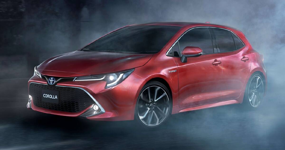 THE attractive new Corolla will hit Australian shores in August, after being unveiled at the Geneva international motor show in March. (Overseas model shown.)