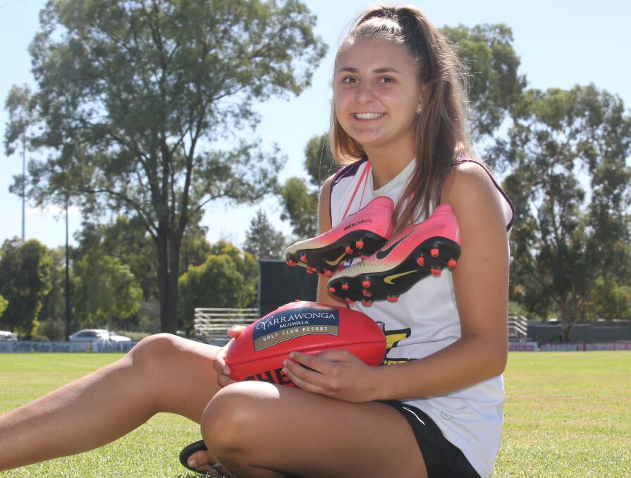 SELECTED: St Francis College student Abby Favell has been selected in the prestigious Murray Bushrangers side. Photo: Anthony Stipo
