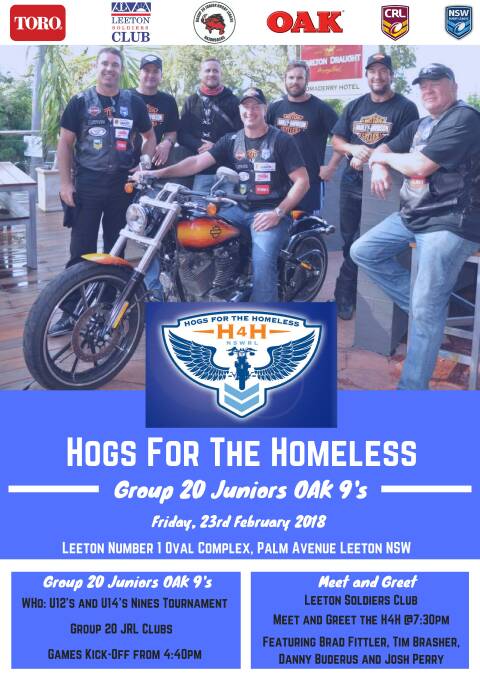Hogs for the Homeless ride into Leeton tomorrow