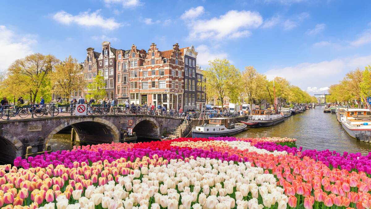 For an inside view of Amsterdam, head for the canals. Picture: Shutterstock