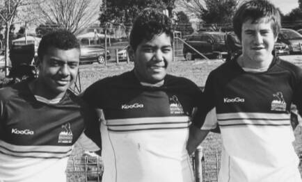2001: Leeton players Pio Nakubuwai, Wilson Feagai and Damian Johnston recently represented the ACT Brumbies in under 15s against Victoria.