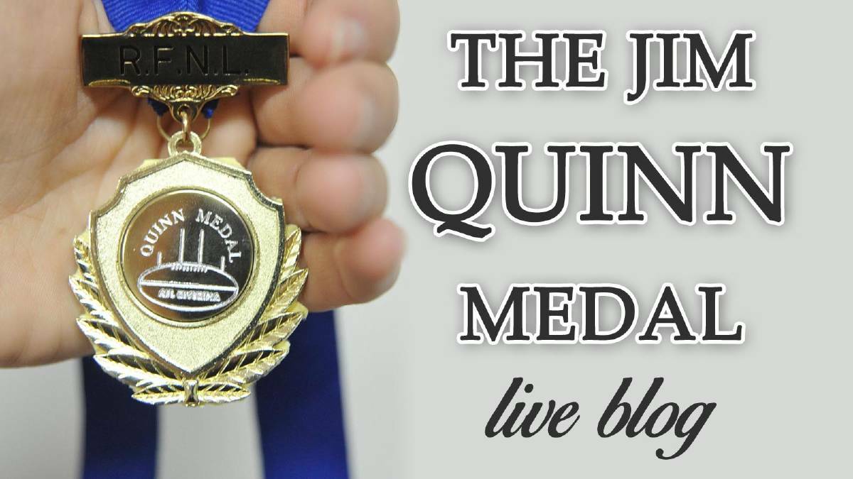 Jim Quinn Medal night | live coverage