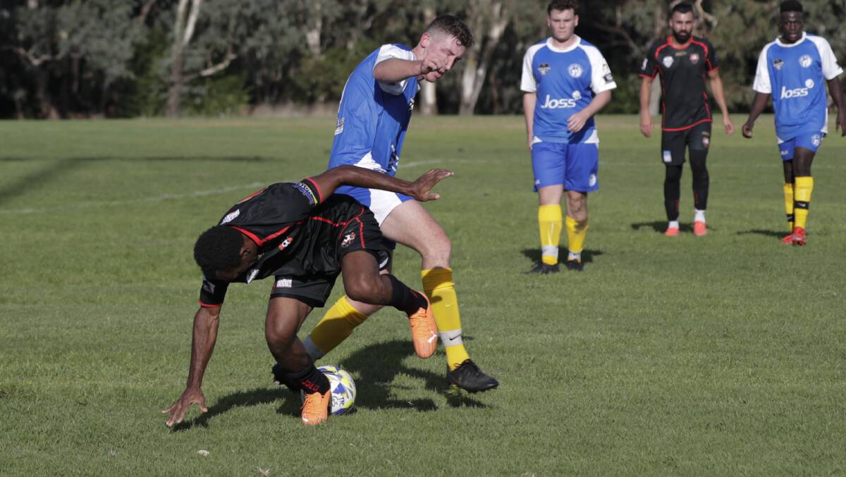 POINTS DROPPED: While United were able to pick up a point from their clash with Lake Albert, they feel it was a missed opportunity on Sunday. PHOTO: The Daily Advertiser
