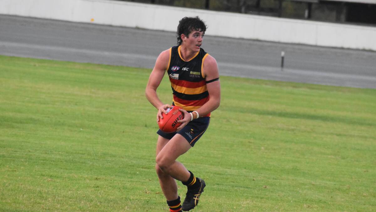 MILESTONE: Nathan Ryan played his 50th game for the Crows in their defeat to Collingullie GP on Saturday. PHOTO: Liam Warren
