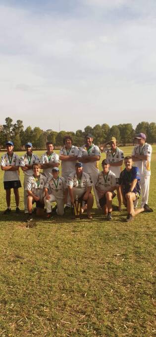 CHAMPIONS: While the L&D CC Yellow side took the longest path to the final they were able to cause an upset to beat Narrandera in the decider on Saturday afternoon. PHOTO: Contributed