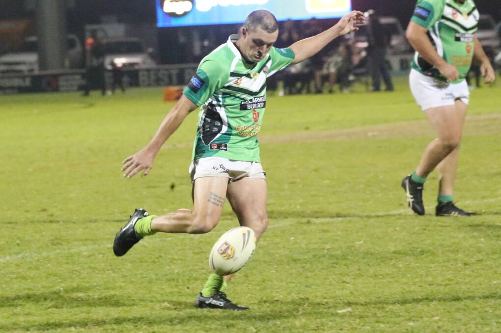 CASUALTY: Clinton Green joined Leeton's long list of unavailable players after picking up ankle injury against Waratahs last weekend. PHOTO: Anthony Stipo