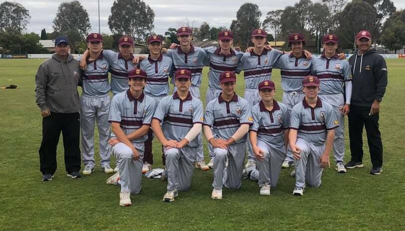 TOUGH WEEKEND: In challenging conditions the Murrumbidgee Colston/Scammell Shield side finished in fourth. PHOTO: Murrumbidgee Cricket Council