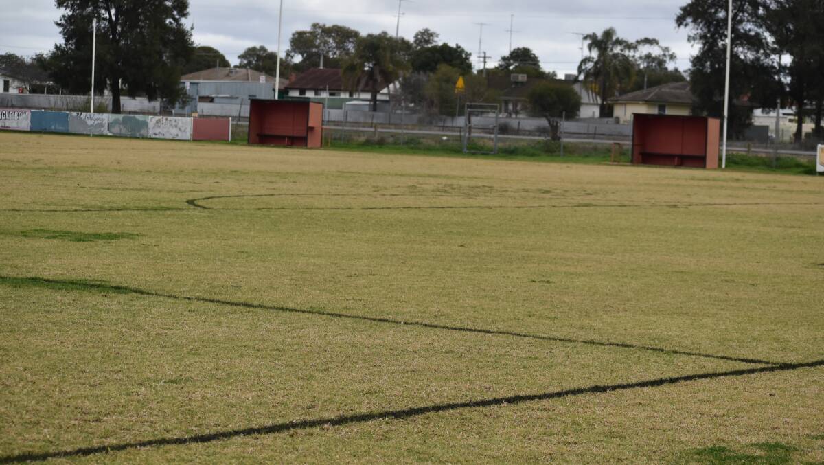 BONE DRY: Despite the field being in near perfect condition, the MIA Derby between Leeton United and Hanwood couldn't go ahead due to a washed out round. PHOTO: Liam Warren
