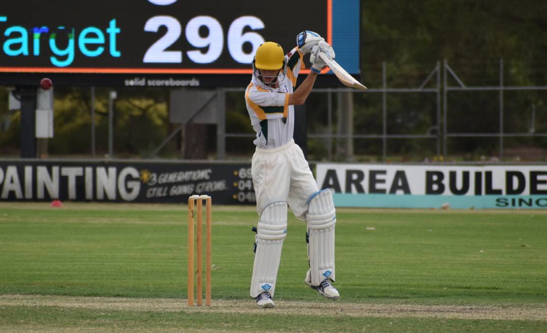 Mathew Axtill in action for Leeton during their Hedditch Cup challenge last season