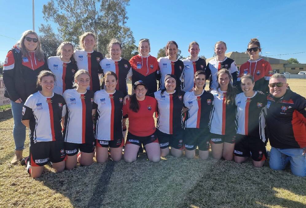 CLOSE CLASH: Leeton United's Leonard Cup side fell just short in their clash with Young which was Paula Bocca's final with the club. PHOTO: Megan West
