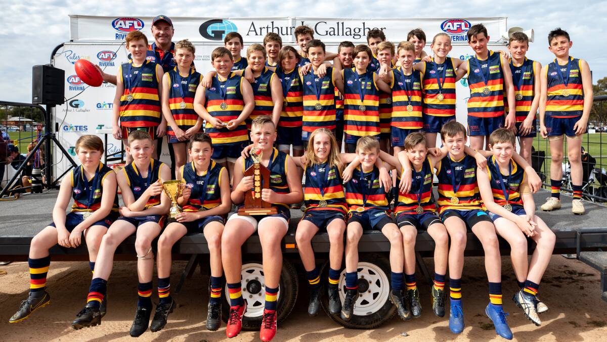 WINNERS: Leeton-Whitton's under 13s side took out the title in 2019. PHOTO: Andrew McLean