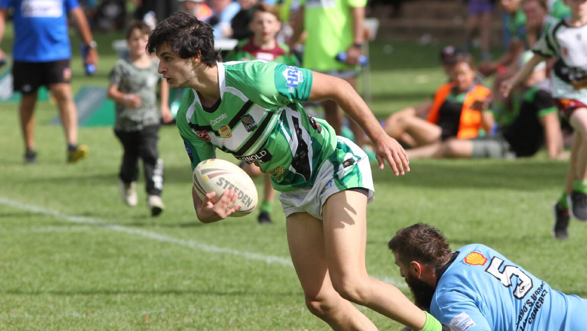 Jordan Demarzo playing for the Greenies in 2019