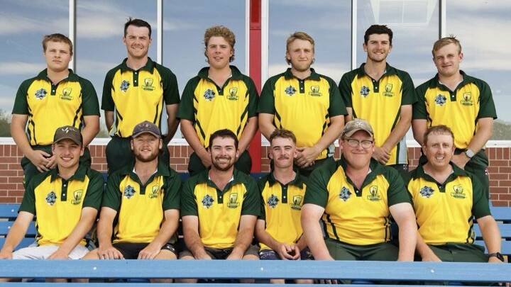 The Griffith O'Farrell Cup side that made the trip down to Albury but came up short in the prestigious challenge cup. Picture by Rob Lacey