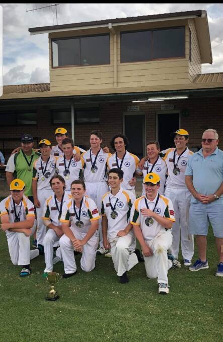 WINNERS ARE GRINNERS: The successful Leeton side who took out the Warren Smith Cup on Sunday. PHOTO: Supplied