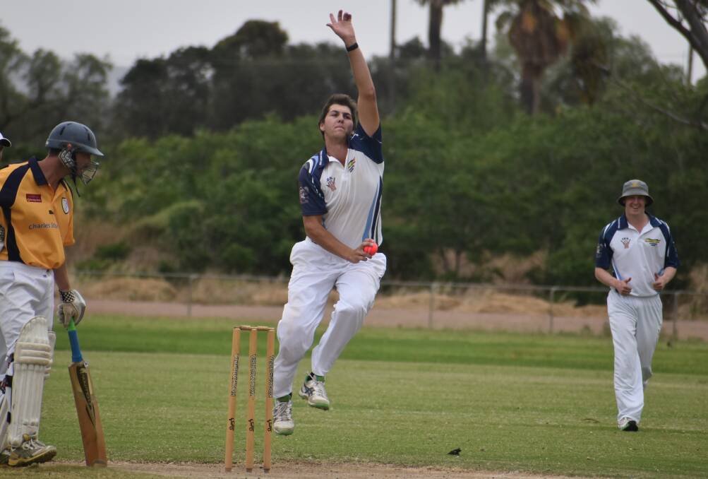 WICKET TAKER: Josh Lanham picked up two early wickets and found himself on a hat-trick in Yanco's win over Narrandera. PHOTO: Liam Warren