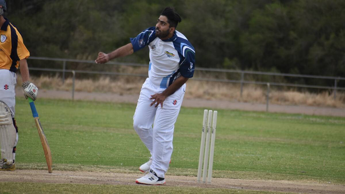 ON TARGET: Yanco's Ahmed Bilal picked up four wickets to help his side take the win against L&D. PHOTO: Liam Warren