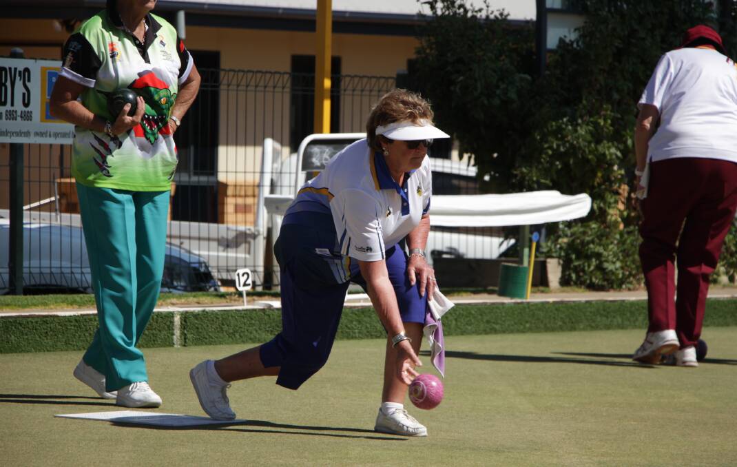 WELL DONE: Elaine Sullivan, pictured last year, was the Leeton and District women's bowling club's first lucky draw winner for 2018. 