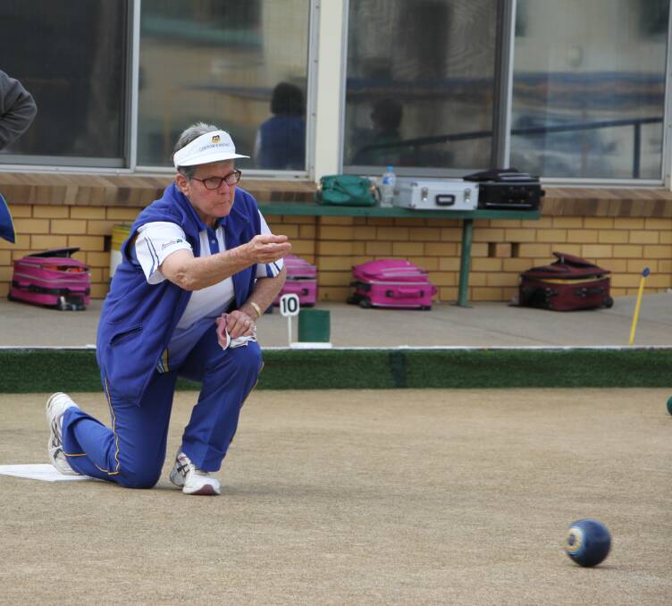 GREAT WEEK: Joan Lloyd was drawn winner for social bowls and also won her match in the Club Singles Championship.