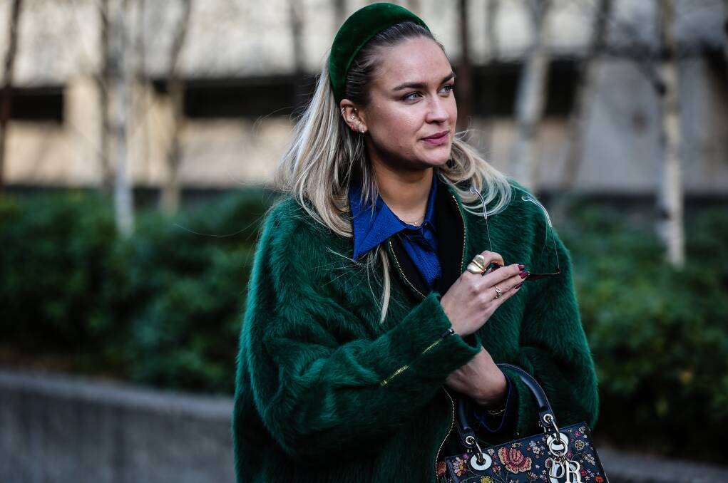  Fashion blogger Nina Suess at 2019 London Fashion Week. 