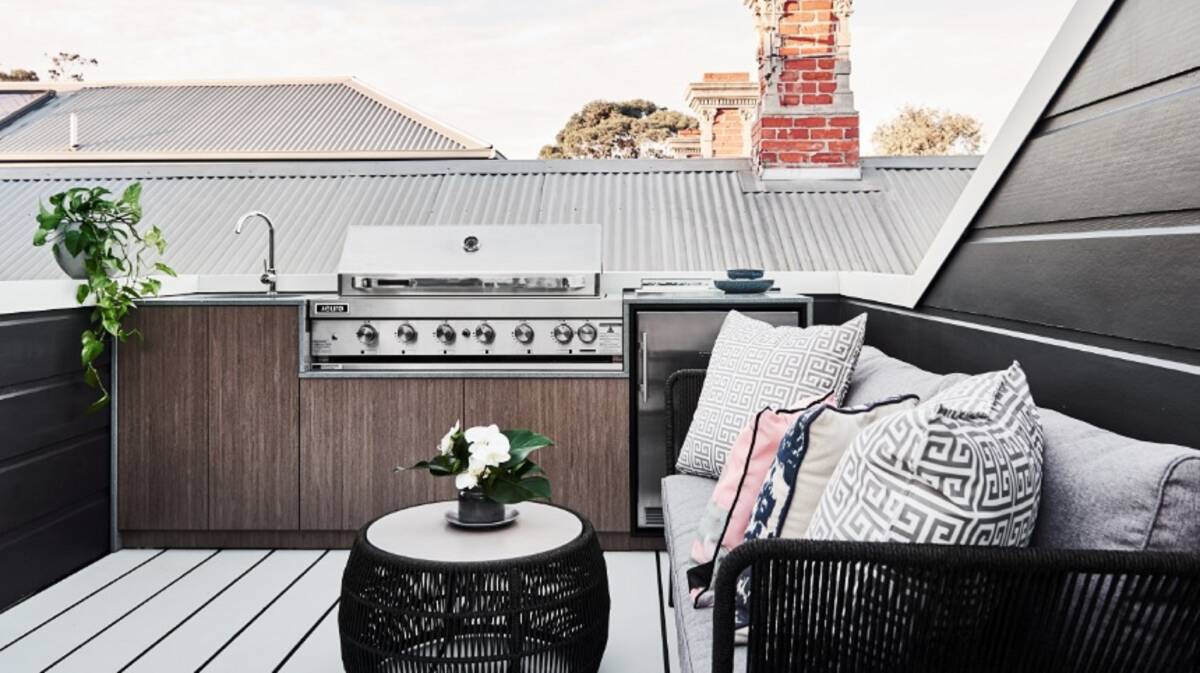 READY TO ENTERTAIN: Clean your outdoor space, add some greenery and make sure you're prepared for that impromptu barbecue.


