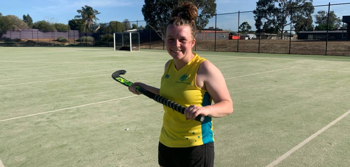 GREEN AND GOLD: The trip to Borneo with the Australian Country Under-21 Women's team will be Jorgie Wright's first time representing the country on an international level.
